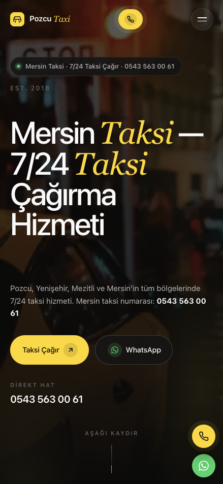 Mersin Pozcu Taksi